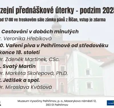 Muzejní úterky - podzim 2025