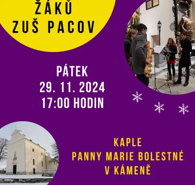 Adventní koncert žáků ZUŠ Pacov